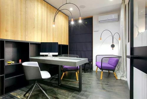 基輔設計新潮 合二為一的多色空間住宅室內裝飾裝修